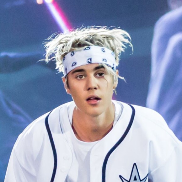 Justin Bieber en concert à Auburn Hills dans le cadre de sa tournée "The Purpose World Tour", le 26 avril 2016