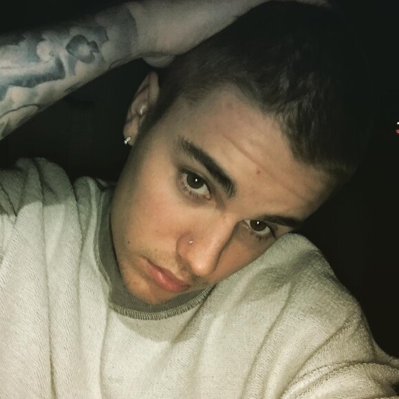 Justin Bieber dévoile sa nouvelle coupe sur Instagram le 29 avril 2016.