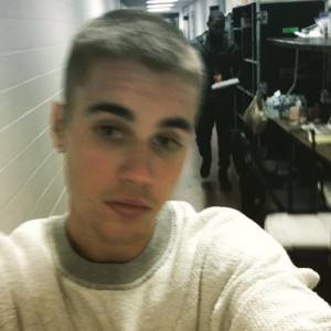 Justin Bieber dévoile sa nouvelle coupe sur Instagram le 29 avril 2016.