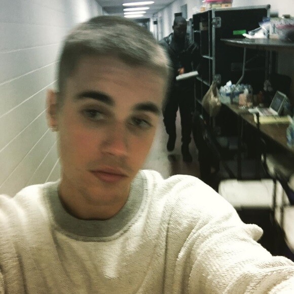 Justin Bieber dévoile sa nouvelle coupe sur Instagram le 29 avril 2016.