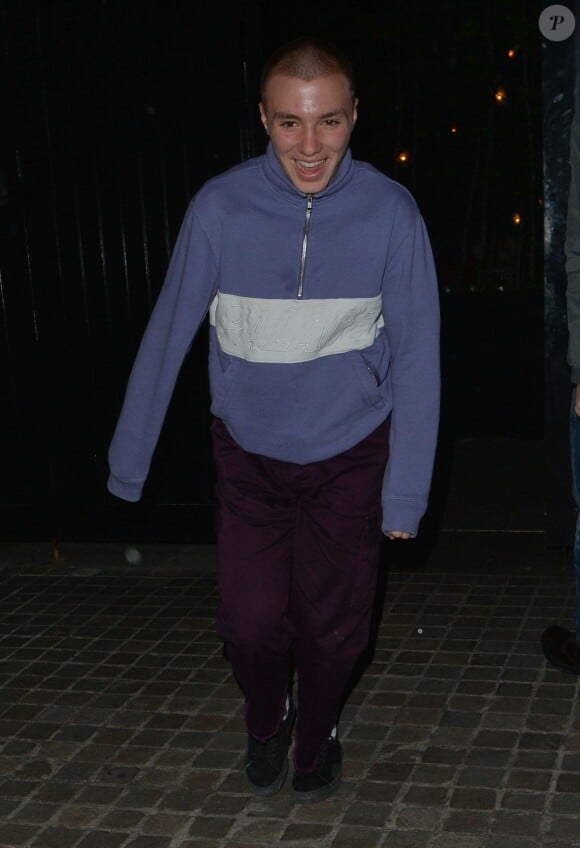 La chanteuse Madonna et son fils Rocco Ritchie vont dîner au Chiltern Firehouse restaurant à Londres, le 17 avril 2016. © CPA/Bestimage17/04/2016 - Londres