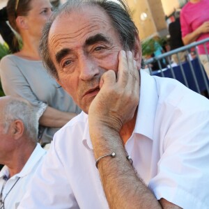 Richard Bohringer sur le port de St Tropez, le 11 août 2013.