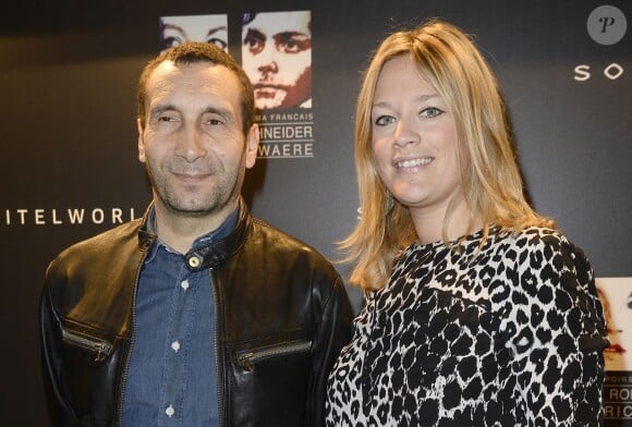 Zinedine Soualem et sa compagne Caroline Faindt - 35ème édition des Prix Romy Schneider & Patrick Dewaere dans les salons de l'hôtel Scribe à Paris le 2 mai 2016. © Coadic Guirec/Bestimage