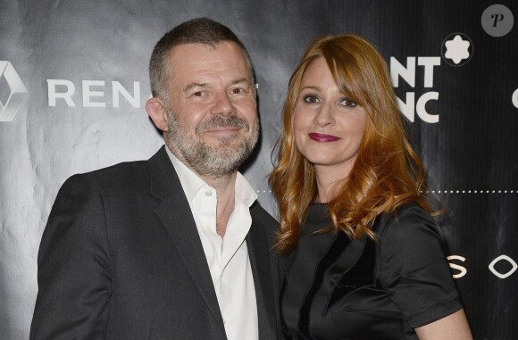 Eric Naulleau, Valérie Amarou - 35ème édition des Prix Romy Schneider & Patrick Dewaere dans les salons de l'hôtel Scribe à Paris le 2 mai 2016. © Coadic Guirec/Bestimage