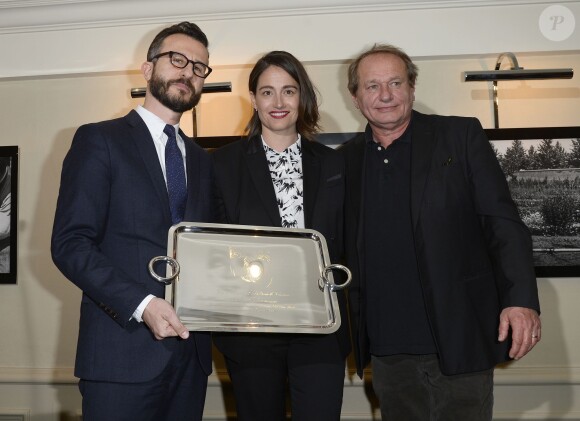 Marie Gillain et Philippe Lioret - 35ème édition des Prix Romy Schneider & Patrick Dewaere dans les salons de l'hôtel Scribe à Paris le 2 mai 2016. © Coadic Guirec/Bestimage