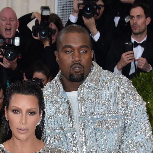 Kim Kardashian et Kanye West - Met Gala 2016, vernissage de l'exposition "Manus x Machina" au Metropolitan Museum of Art. New York, le 2 mai 2016.