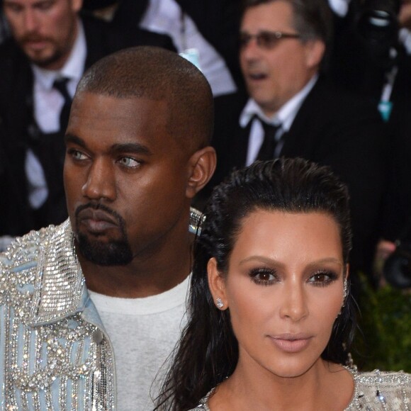 Kim Kardashian et Kanye West - Met Gala 2016, vernissage de l'exposition "Manus x Machina" au Metropolitan Museum of Art. New York, le 2 mai 2016.