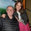 Exclusif - Alain Depardieu et sa fille Delphine Depardieu - Avant-première du film "La DorMeuse Duval" de Manuel Sanchez à Paris le 2 mai 2016. © Veeren/Bestimage
