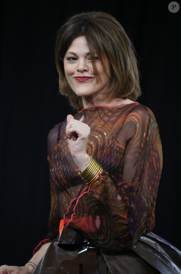 Alexandra Kazan au Défilé du 20ème salon du chocolat 2014 à la Porte de Versailles à Paris le 28 octobre 2014.