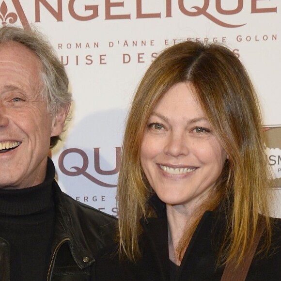 Alexandra Kazan et son compagnon Francois Bernheim à l'Avant-premiere du film "Angelique" au Gaumont Opera a Paris le 16 decembre 2013