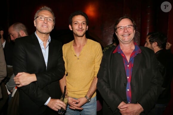 Exclusif - Laurent Ruquier, Vincent Dedienne, François Rollin - Soirée de lancement du livre "Radiographie" de Laurent Ruquier au Buddha-Bar à Paris, le 16 juin 2014.