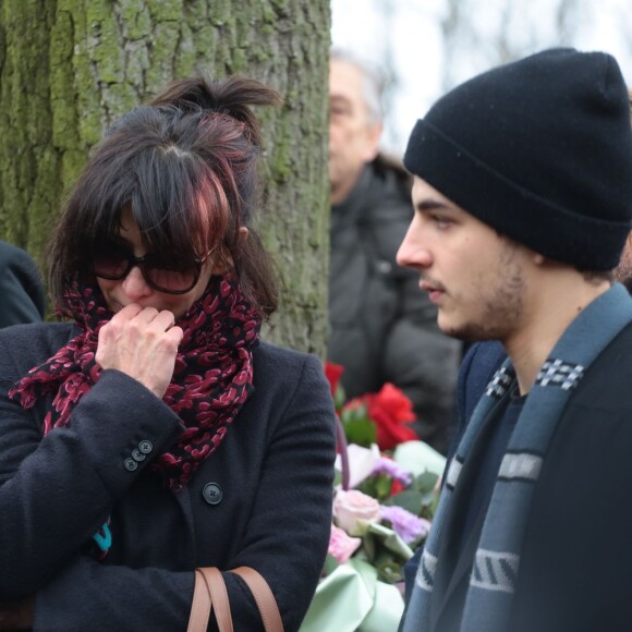 Sophie Marceau assiste aux obsèques d'Andrzej Zulawski à Gora Kalwaria, près de Varsovie en Pologne le 22 février 2016.