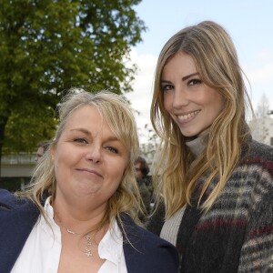 Valérie Damidot et Alexandra Rosenfeld lors des "Dimanches au Galop" à l'Hippodrome d'Auteuil à Paris le 17 Avril 2016. © Guirec Coadic / Bestimage