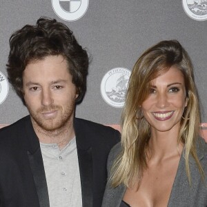 Jean Imbert et Alexandra Rosenfeid à l' Avant-Premiere du film "Malavita" au Cinema Europacorp a Roissy en France le 16 octobre 2013.