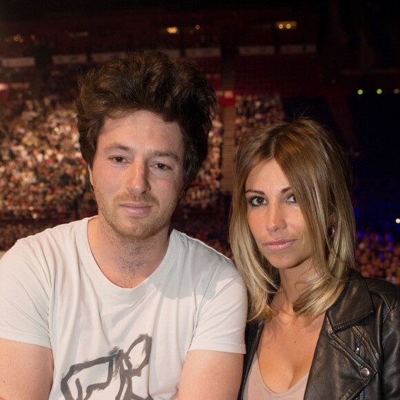 Exclusif - Jean Imbert et Alexandra Rosenfeld au concert de Johnny Hallyday au POPB de Bercy a Paris - Jour 2. Le 15 juin 2013