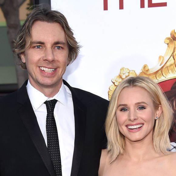 Dax Shepard et sa femme Kristen Bell - Première du film "The Boss" à Los Angeles. Le 28 mars 2016