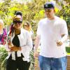 Rob Kardashian et Blac Chyna dans les rues de Los Angeles, le 6 avril 2016