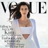 Kim Kardashian en couverture du magazine Vogue Australia. Numéro de Février 2015.