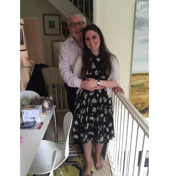 Laura-Jane Foley attend un enfant du parolier Sir Tim Rice qui est âgé de 76 ans. Photo publiée sur Twitter, le 6 avril 2016.