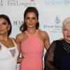 Eva Longoria, Cheryl Fernandez-Versini et Line Renaud à la 7ème Édition du Global Gift Gala au Four Seasons Hotel George V à Paris le 9 mai 2016