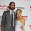 Kaley Cuoco et son mari Ryan Sweeting à l' Avant-première du film "The Wedding ringer" à Hollywood, le 6 janvier 2015.