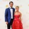 Kaley Cuoco et son mari Ryan Sweeting à La 66ème cérémonie annuelle des Emmy Awards au Nokia Theatre à Los Angeles, le 25 août 2014. 