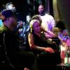 Blac Chyna et Rob Kardashian assistent à la soirée de lancement de l'application Chymoji au Hard Rock Cafe. Hollywood, Los Angeles, le 10 mai 2016.