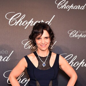 Juliette Binoche (marraine de la soirée) - Photocall de la soirée des Trophées Chopard à l'hôtel Martinez lors du 69ème Festival International du Film de Cannes. Le 12 mai 2016 © Bruno Bebert / Bestimage