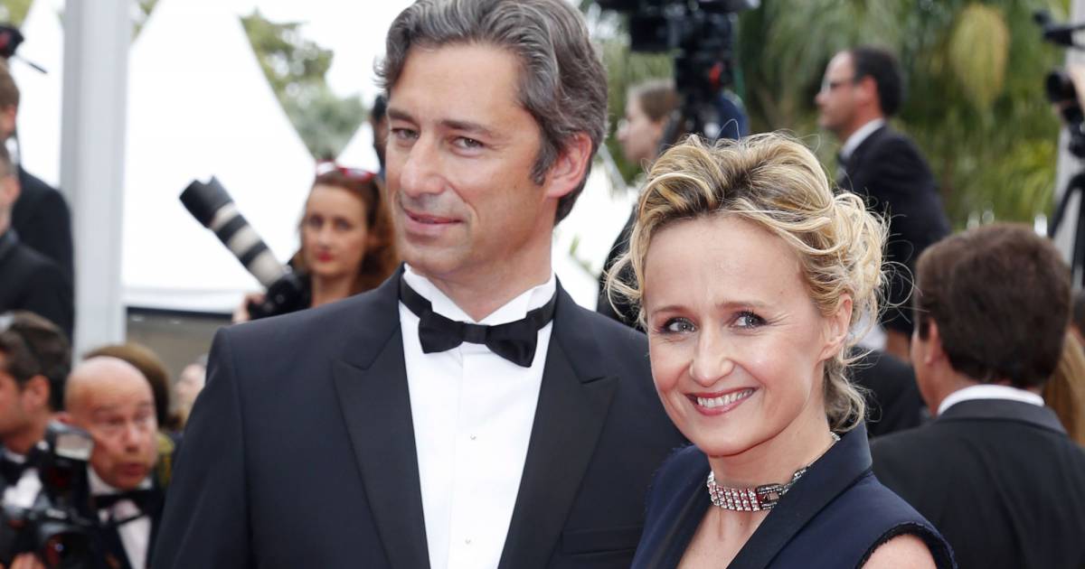 Caroline Roux et son mari Laurent Solly - Montée des marches du film Ma ...