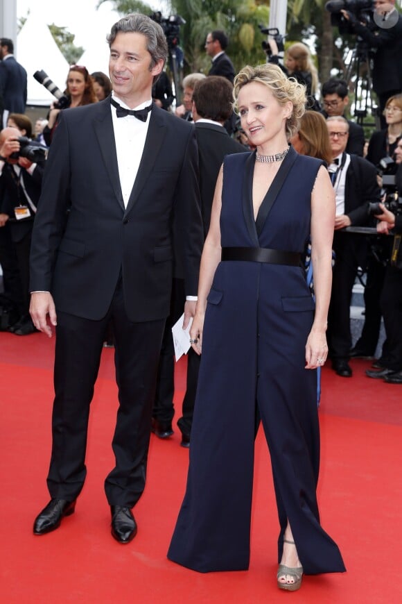 Caroline Roux et son mari Laurent Solly - Montée des marches du film "Ma Loute" lors du 69ème Festival International du Film de Cannes. Le 13 mai 2016. © Borde-Jacovides-Moreau/Bestimage