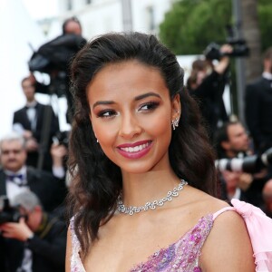 Flora Coquerel (robe Elie Kuame, talons Zanotti, bijoux Montblanc, maquillage et coiffure Franck Provost) pose - Montée des marches du film "The BFG" ("Le BGG Le Bon Gros Géant") lors du 69ème Festival International du Film de Cannes. Le 14 mai 2016. © Borde-Jacovides-Moreau/Bestimage