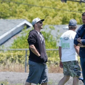 Britney Spears retrouve son ex-mari Kevin Federline, à l'occasion d'un match de football de leurs fils, Sean Preston et Jayden James, à Los Angeles, le samedi 14 mai 2016.