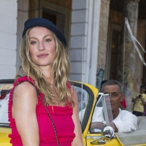 Gisele Bündchen - People au defilé Croisière Chanel à La Havane à Cuba, le 3 mai 2016