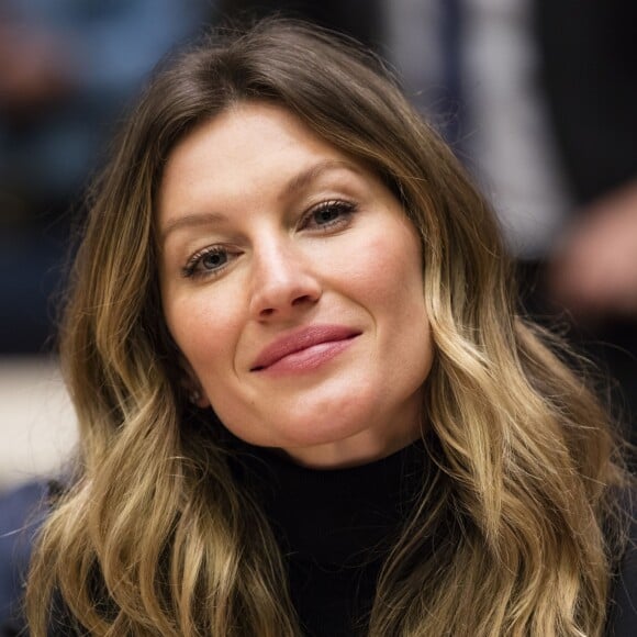 Gisele Bündchen ambassadrice de bonne volonté pour la journée du Fonds mondial pour la nature 2016 à l'ONU à New York le 2 mars 2016