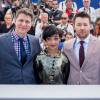 Jeff Nichols, Ruth Negga, Joel Edgerton - Photocall du film "Loving" lors du 69ème Festival International du Film de Cannes le 16 mai 2016. © Borde-Moreau/Bestimage