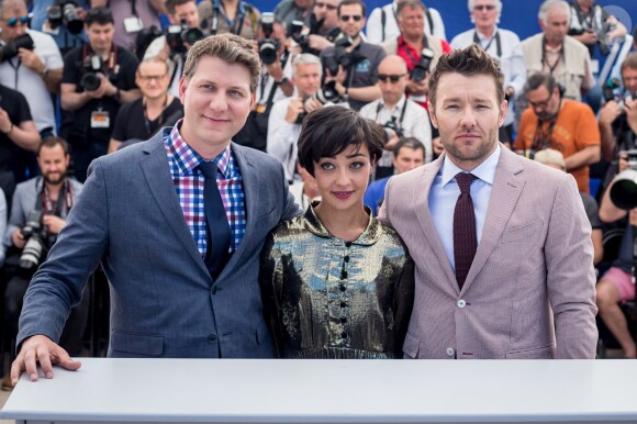 Jeff Nichols, Ruth Negga, Joel Edgerton - Photocall du film "Loving" lors du 69ème Festival International du Film de Cannes le 16 mai 2016. © Borde-Moreau/Bestimage