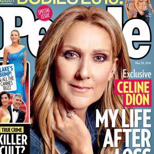 Céline Dion en couverture de People, édition du 30 mai 2016