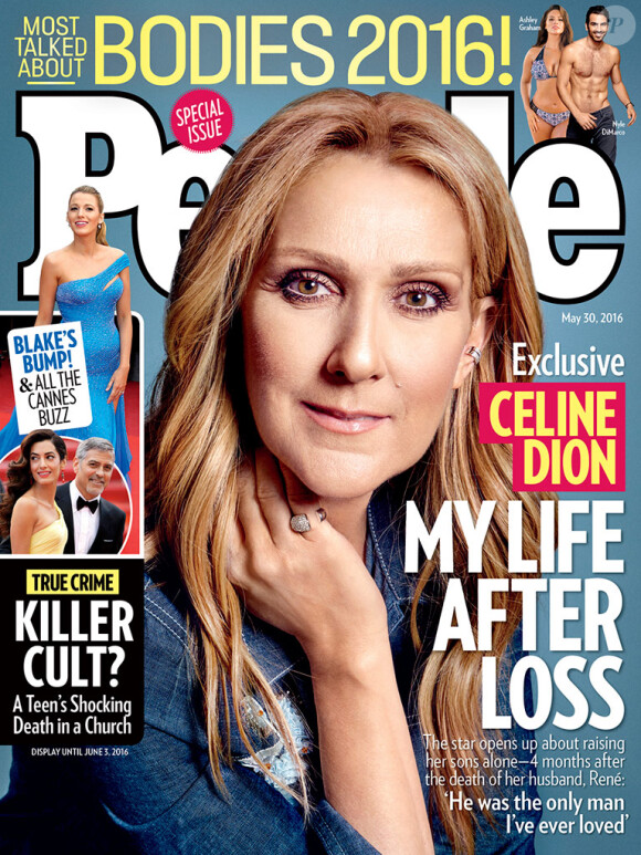 Céline Dion en couverture de People, édition du 30 mai 2016