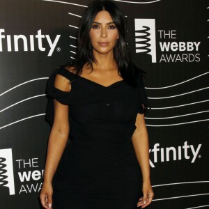 Kim Kardashian à la 20ème soirée annuelle Webby Awards à Cipriani Wall Street à New York, le 16 mai 2016