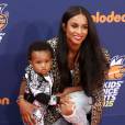 Ciara et son fils Future Zahir Wilburn aux Nickelodeon 2016 Kid's Choice Sports Awards à Westwood. Le 16 juillet 2015.