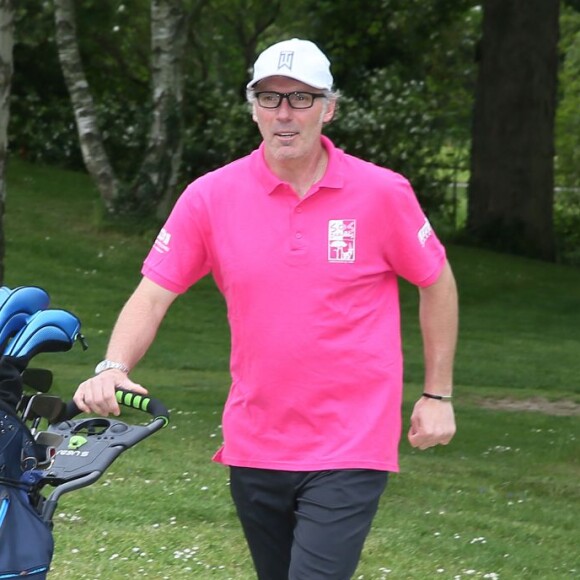 Laurent Blanc - 24ème édition du "Tee Break du Coeur" organisée dans un but caritatif sur le golf des Yvelines, au château de la Couharde le 17 mai 2016