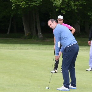 Cédric Pioline, Yannick Noah - 24ème édition du "Tee Break du Coeur" organisée dans un but caritatif sur le golf des Yvelines, au château de la Couharde le 17 mai 2016