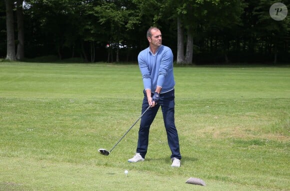 Cédric Pioline - 24ème édition du "Tee Break du Coeur" organisée dans un but caritatif sur le golf des Yvelines, au château de la Couharde le 17 mai 2016