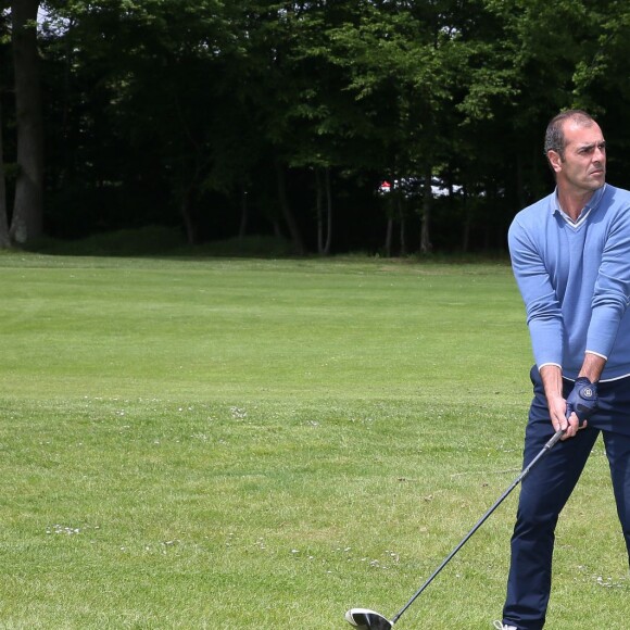 Cédric Pioline - 24ème édition du "Tee Break du Coeur" organisée dans un but caritatif sur le golf des Yvelines, au château de la Couharde le 17 mai 2016