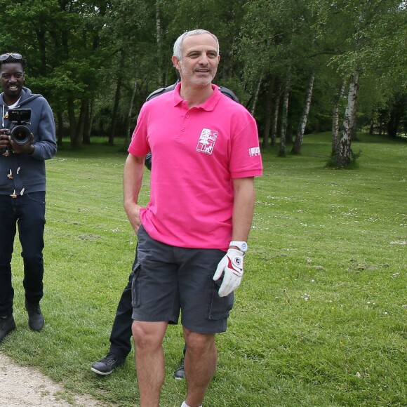 Stéphane Freiss, Alain Roche - 24ème édition du "Tee Break du Coeur" organisée dans un but caritatif sur le golf des Yvelines, au château de la Couharde le 17 mai 2016.