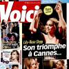 Couverture du magazine "Voici", dans lequel Jean-Luc Lahaye donne une interview, en kiosque le vendredi 20 mai 2016