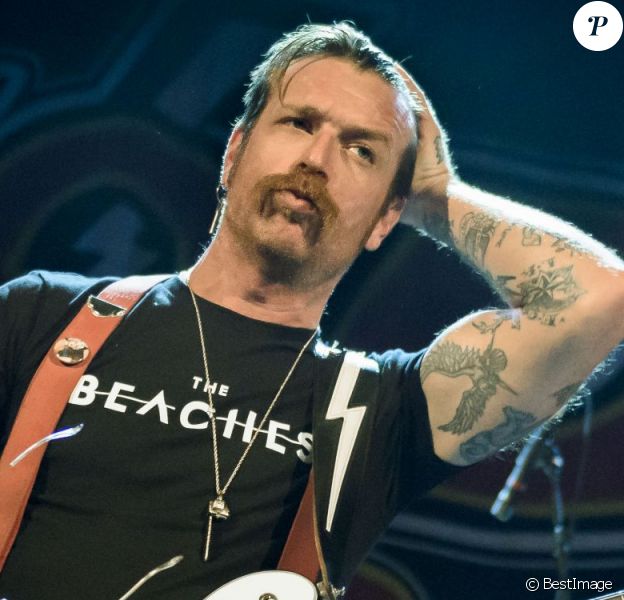 Jesse Hughes - Le groupe "The Eagles of Death Metal" en concert à l'Opera House à Toronto. Le 7 mai 2016