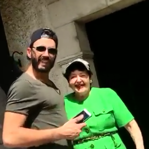 Thomas Vergara et Mémé Livia, dimanche 22 mai 2016 sur Snapchat