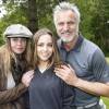 Exclusif - David Ginola, sa femme Coraline et leur fille Carla à la 15e édition des Balles Blanches au Golf du Prieuré à Sailly, le 2 juin 2015.