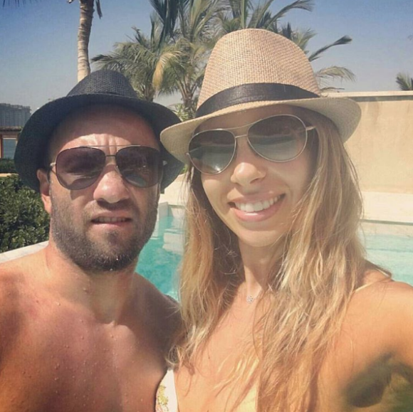 Mathieu Valbuena et sa compagne Fanny : heureux en vacances à Dubaï